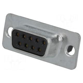 D-Sub | PIN: 9 | plug | female | for cable | screw terminal | 7.5A | 300VAC