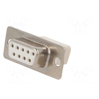 D-Sub | PIN: 9 | plug | female | for cable | Type: w/o contacts | 3A | 250V