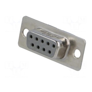 D-Sub | PIN: 9 | plug | female | soldering | Type: turned contacts