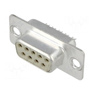 D-Sub | PIN: 9 | plug | female | soldering | Type: turned contacts