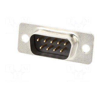 D-Sub | PIN: 9 | plug | male | soldering | Series: HD