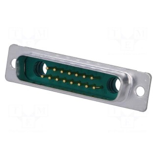 Special D-Sub | PIN: 17(2+15) | plug | male | for cable | soldering