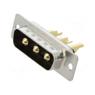 Special D-Sub | PIN: 3 | plug | male | for cable | soldering | MHCD | 240V
