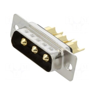 Special D-Sub | PIN: 3 | plug | male | for cable | soldering | MHCD | 240V