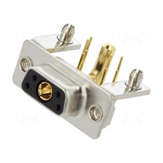 Special D-Sub | PIN: 5(1+4) | plug | female | on PCBs | THT | MHCD | 240V