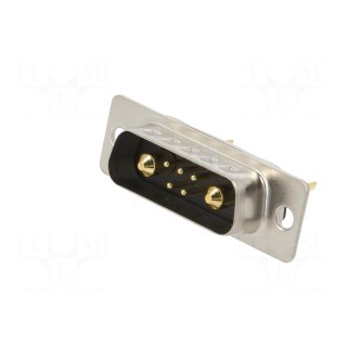 Special D-Sub | PIN: 7(2+5) | plug | male | for cable | soldering | MHCD