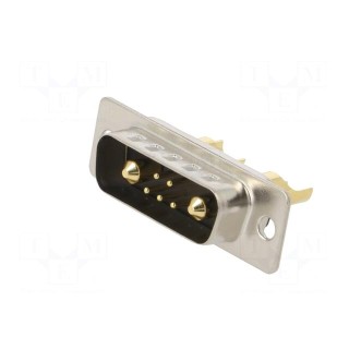 Special D-Sub | PIN: 7(2+5) | plug | male | for cable | soldering | MHCD