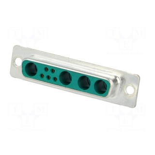 Special D-Sub | PIN: 9(4+5) | plug | female | for cable | soldering