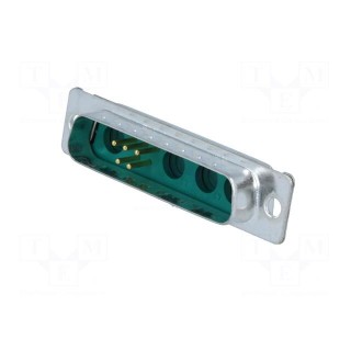 Special D-Sub | PIN: 9(4+5) | plug | male | for cable | soldering | 250V