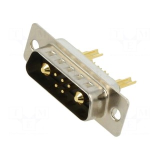 Special D-Sub | plug | male | for cable | soldering | 500V | Layout: 7/2