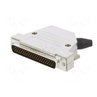 D-Sub HD | PIN: 62 | male | angled 45° | soldering | for cable | UNC4-40