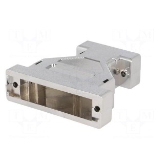 Enclosure: for D-Sub adapters | shielded | Locking: screws | UNC4-40