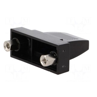 Enclosure: for D-Sub connectors | straight | UNC 4-40