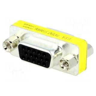 Transition: adapter | both sides,D-Sub 15pin HD female