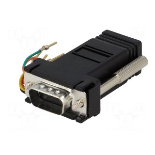 Transition: adapter | D-Sub 9pin female,RJ11 socket