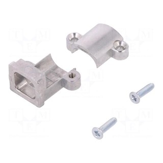 Cable clamp | for D-Sub enclosures | 9÷12mm