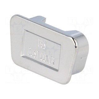 Metalized protection | PIN: 9 | D-Sub 9pin,D-Sub HD 15pin | female