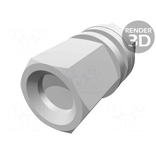 Screw for D-Sub connectors | UNC 4-40 | AMPLIMITE | L: 11.12mm