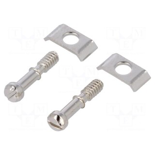 Set of screws for D-Sub | UNC4-40 | Screw length: 15mm