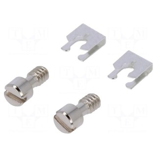 Set of screws for D-Sub | UNC 4-40 | Screw length: 8.6mm