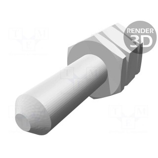 Threaded head screw | UNC 4-40 | AMPLIMITE | Spanner: 5mm | silver