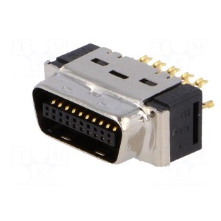 Connector: MDR | PIN: 20 | shielded | for cable | Mat: polyester | plug