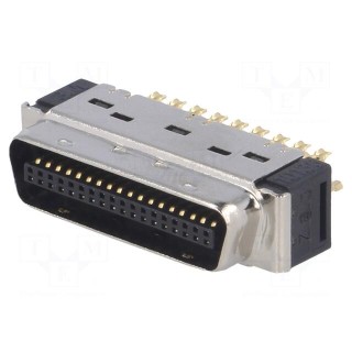 Connector: MDR | PIN: 36 | shielded | for cable | Mat: polyester | plug