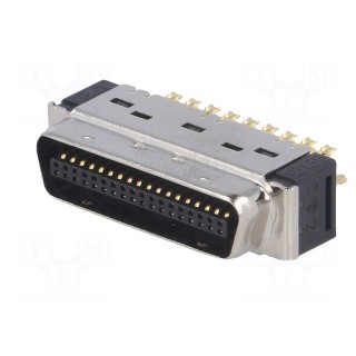 Connector: MDR | PIN: 36 | shielded | for cable | Mat: polyester | plug