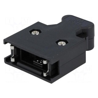 Plug case | PIN: 14 | Locking: latch | for cable | Mini D Ribbon