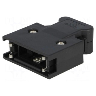 Plug case | PIN: 20 | Locking: latch | for cable | Mini D Ribbon