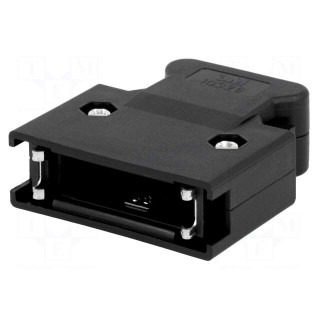 Plug case | PIN: 26 | Locking: latch | for cable | Mini D Ribbon