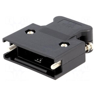 Plug case | PIN: 26 | Locking: screws | for cable | Mini D Ribbon
