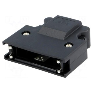 Plug case | PIN: 36 | Locking: latch | for cable | Mini D Ribbon