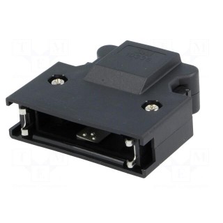 Plug case | PIN: 36 | Locking: latch | for cable | Mini D Ribbon
