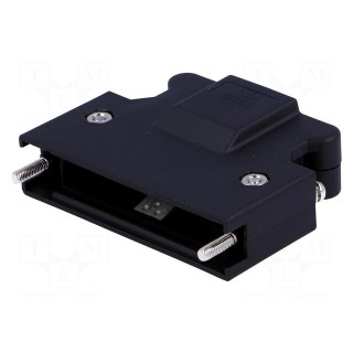 Plug case | PIN: 50 | Locking: screws | for cable | Mini D Ribbon