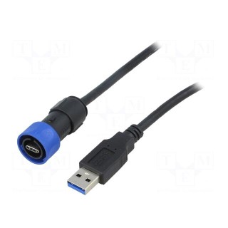 Adapter cable | USB A plug,USB C plug | USB Buccaneer | IP68 | 1m