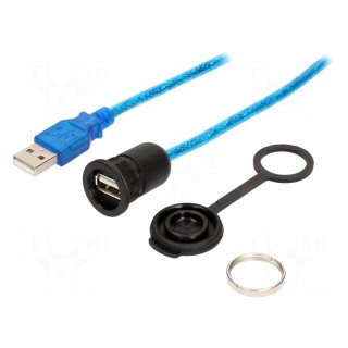 Adapter cable | USB A socket,USB A plug | 1310 | USB 2.0 | IP65 | 1m
