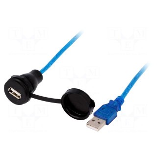 Adapter cable | USB A socket,USB A plug | 1310 | USB 2.0 | IP67 | 0.5m