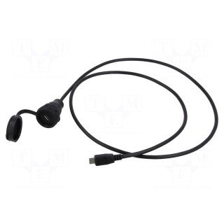 Adapter cable | USB B micro socket,USB B micro plug | 1310 | IP67