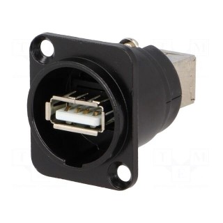 Adapter | USB A socket-front,USB B socket-back | FT | USB 2.0