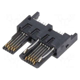 Plug | USB B micro | ZX360 | on PCBs | SMT | PIN: 10 | horizontal | USB 3.0