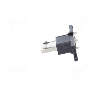 Plug | USB B micro | ZX | flange (2 holes),on PCBs | SMT,THT | PIN: 5
