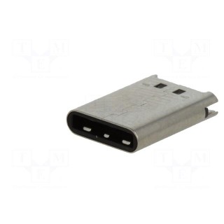 Plug | USB C | CX | on PCBs | SMT | PIN: 24 | horizontal | Gen2 | USB 3.1