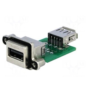 Socket | adapter | USB A socket-front,USB A socket-back | MUSB
