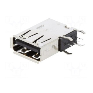 USB A Type Up-Right Reverse Conn L/F