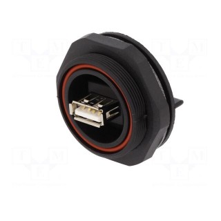 Socket | USB A | USB A socket-front,USB B socket-back | PIN: 4 | IP68