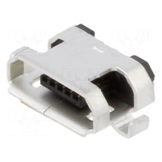 Socket | USB B micro | SMT | PIN: 5 | horizontal | USB 2.0 | 1.8A