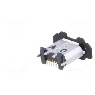 Socket | USB B micro | UX | on PCBs | SMT,THT | PIN: 5 | vertical | USB 2.0