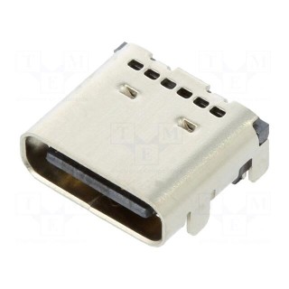 Socket | USB C | THT | angled | USB 3.1