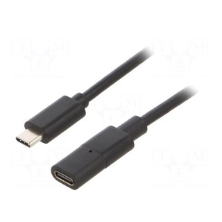 USB-USB | USB C socket,USB C plug | 0.75m